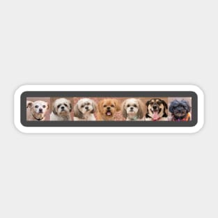 7 Rosen Dogs Sticker